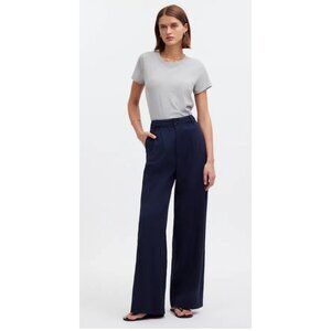 Madewell $118 The Harlow Wide Leg Pant in Indigo Size 6 NG521